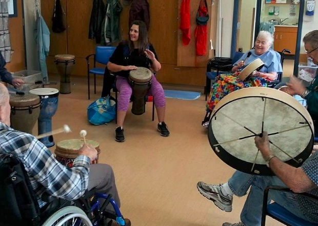 AAC drum circle